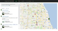 Desktop Screenshot of chicagofoodtruckfinder.com